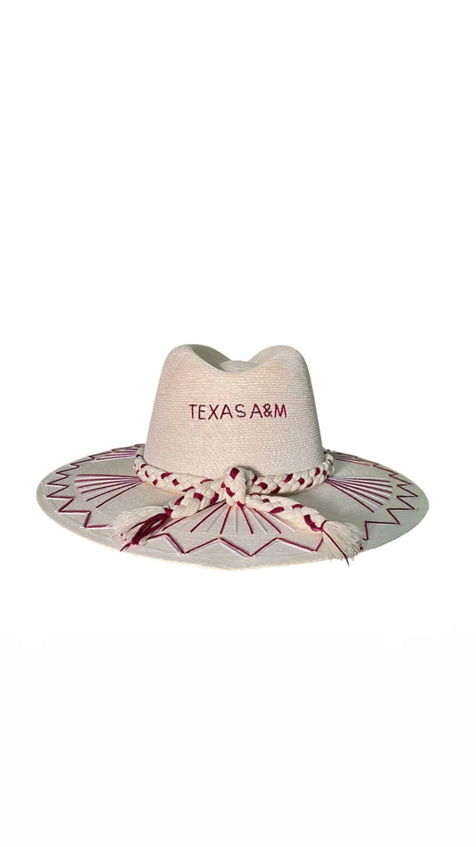 PREORDER - Maroon Palm Hat